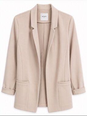 Ricki's Women's Open Front Blazer Jacket in Beige